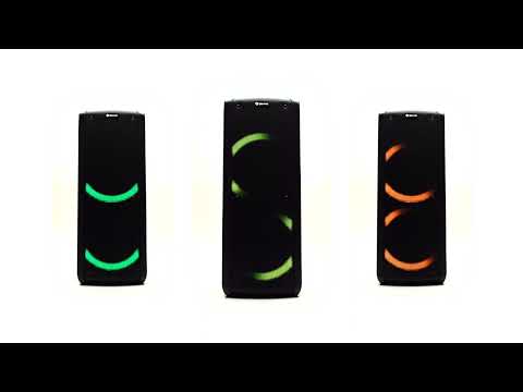 DENVER BPS-352 – Karaoke Bluetooth party speaker with LED light effects and microphone, 300W (30W RMS)