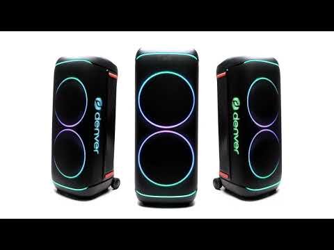 Denver BPS event and party speaker with microphone, battery, TWS, and LED – BPS-170, BPS-370, BPS-470 - from 400 W to 2000 W