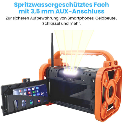 Soundmaster DAB80SG Baustellenradio Gartenradio