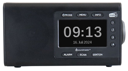 soundmaster dab900 digitalradio mit dab ukw fm bluetooth wecker – Seitenansicht – Produktbild von Soundmaxx Online