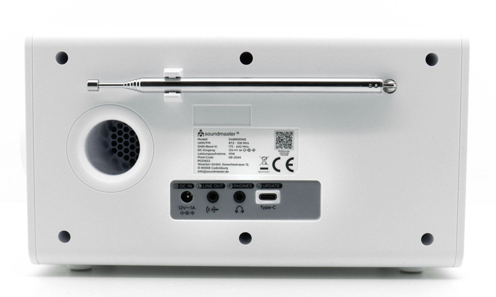 soundmaster dab900 digitalradio mit dab ukw fm bluetooth wecker – Ansicht 8 – Produktbild von Soundmaxx Online