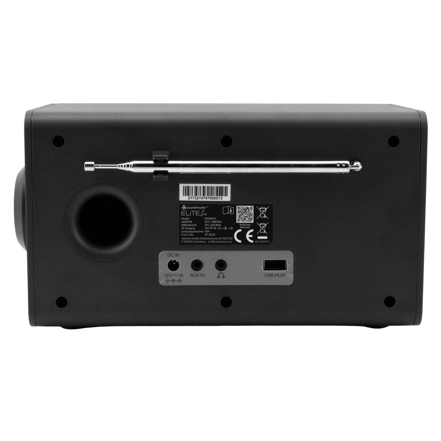 Soundmaster EliteLine IR7000TI WLAN-Internetradio – Smartes