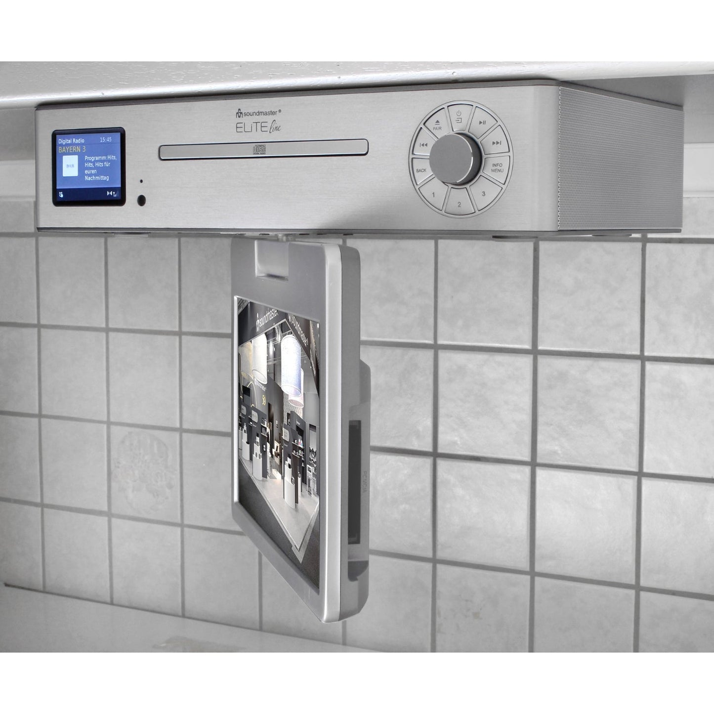 Soundmaster EliteLine KTD1020SI Unterbau-Küchenradio