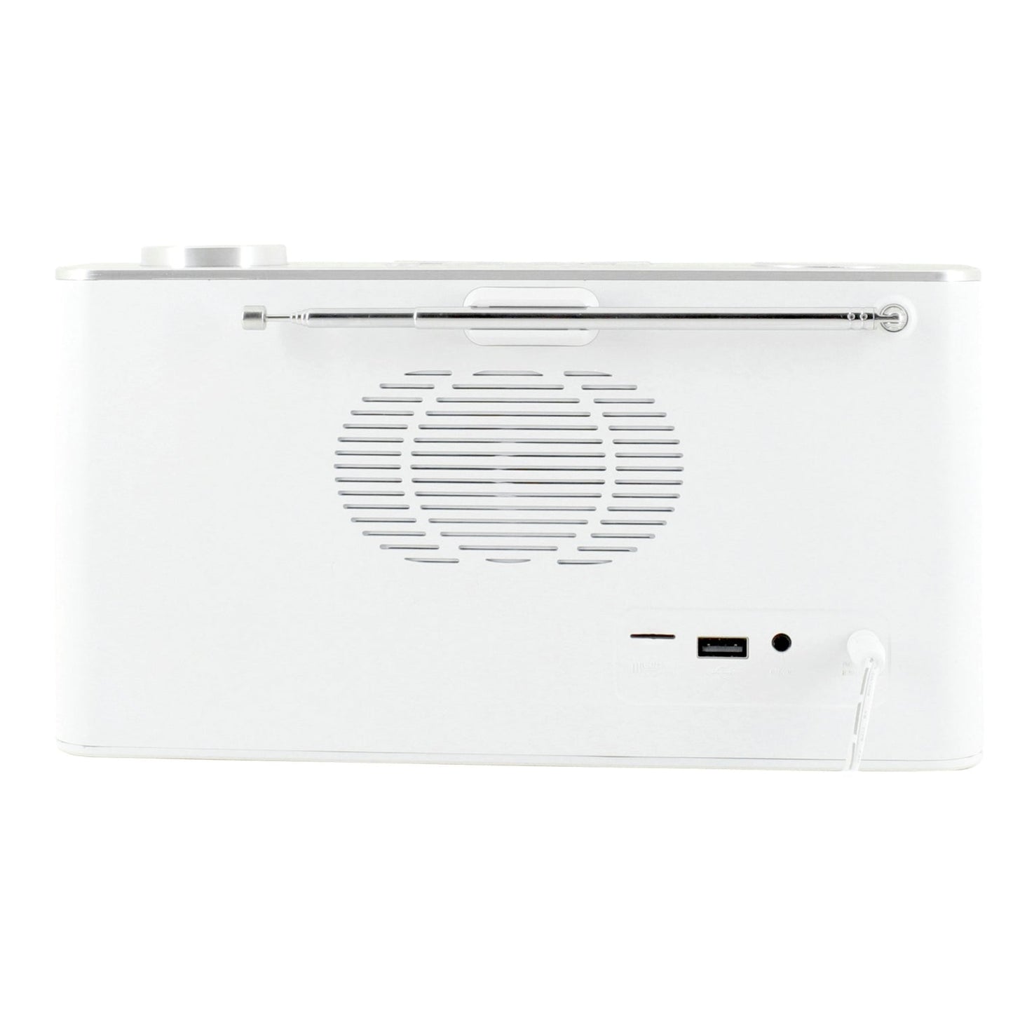 soundmaster dab700we tragbares radio boombox dab ukw mit usb sd bluetooth – Detailaufnahme – Produktbild von Soundmaxx Online