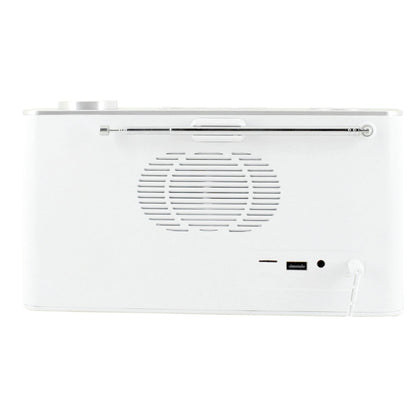 soundmaster dab700we tragbares radio boombox dab ukw mit usb sd bluetooth – Detailaufnahme – Produktbild von Soundmaxx Online