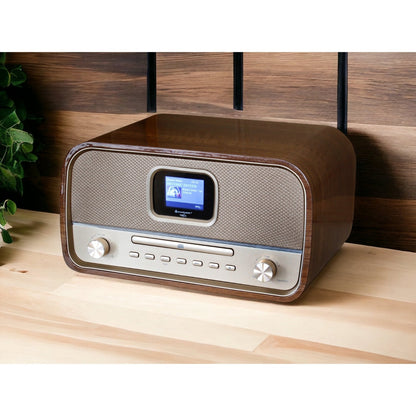 Soundmaster HighLine DAB970BR Retro Kompaktanlage mit DAB+