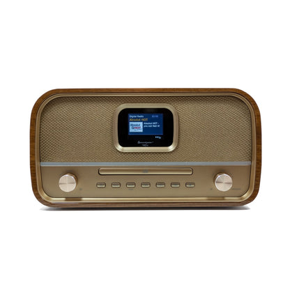 Soundmaster HighLine DAB970BR1 Retro Kompaktanlage Stereo
