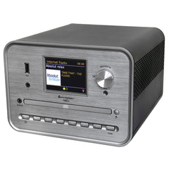 Soundmaster HighLine ICD1050SW Internet radio compact system CD player stereo WLAN 2.4/5 GHz DAB+ Bluetooth USB MP3 APP color display alarm clock