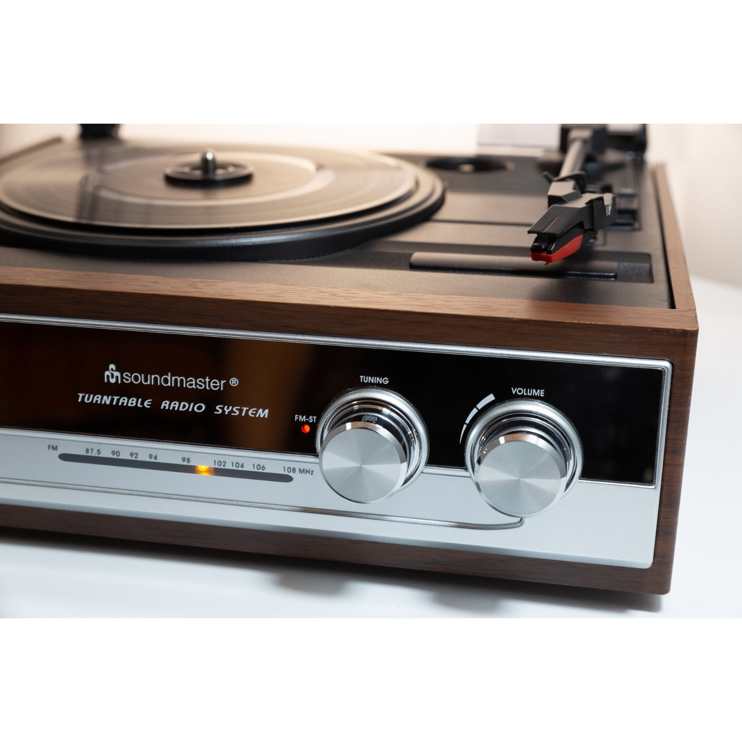 Soundmaster PL186H Plattenspieler Radio eingebaute