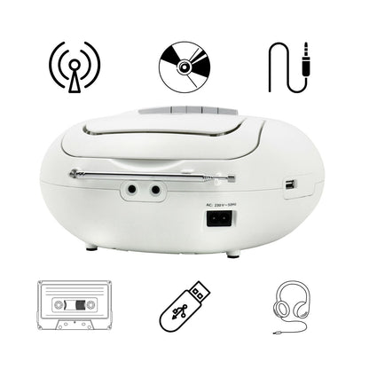 Soundmaster SCD7800 tragbares Digitalradio CD-Player