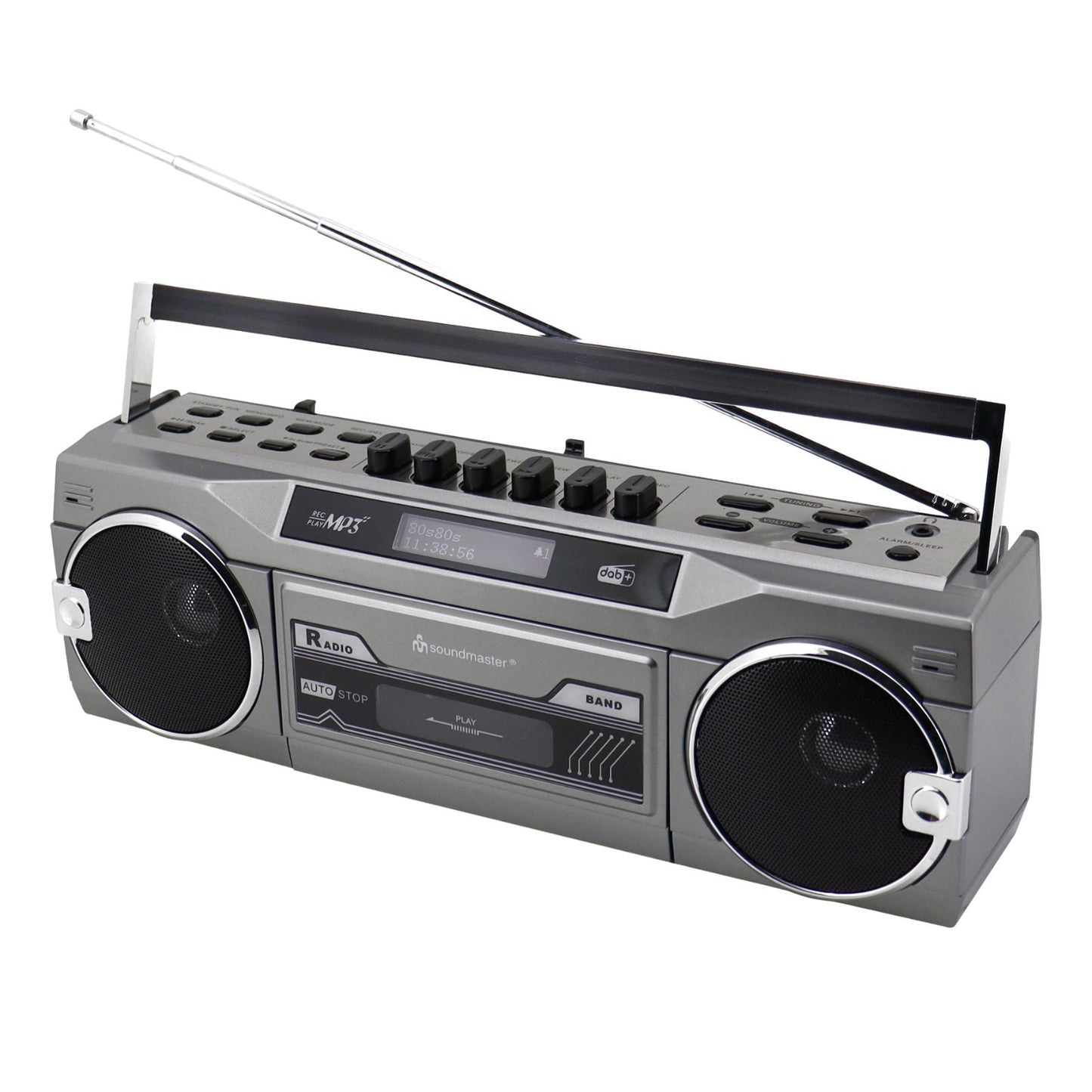 Soundmaster SRR80 Retro Stereo Radiokassettenrekorder
