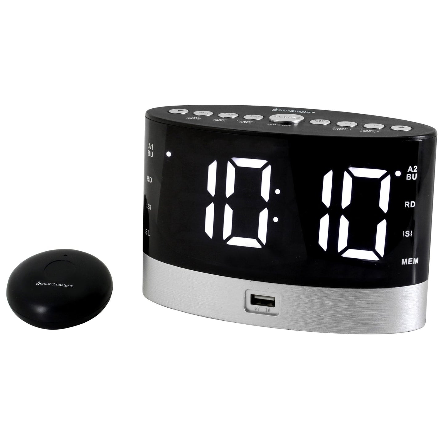 Soundmaster UR580SW Radiowecker mit kabellosem