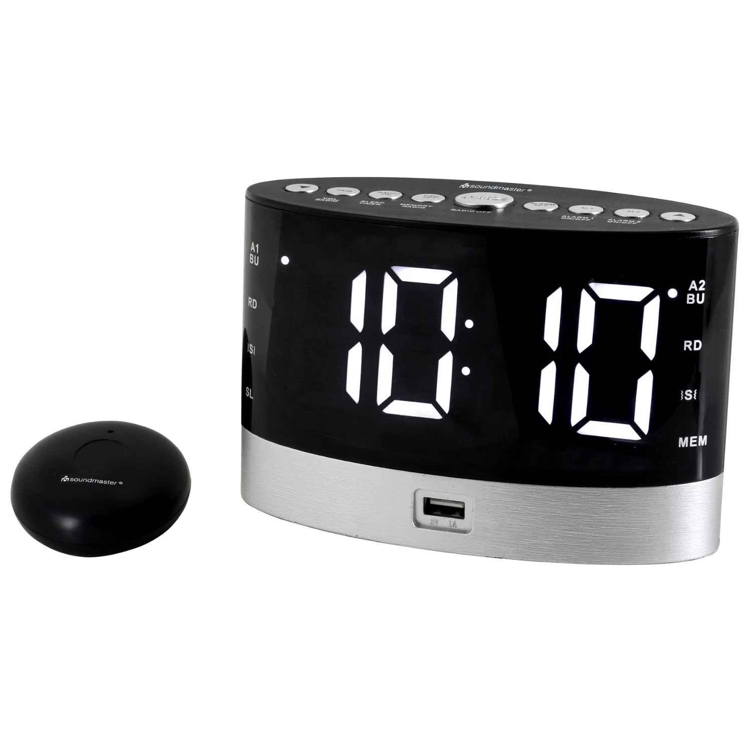 Soundmaster UR580SW Radiowecker mit kabellosem