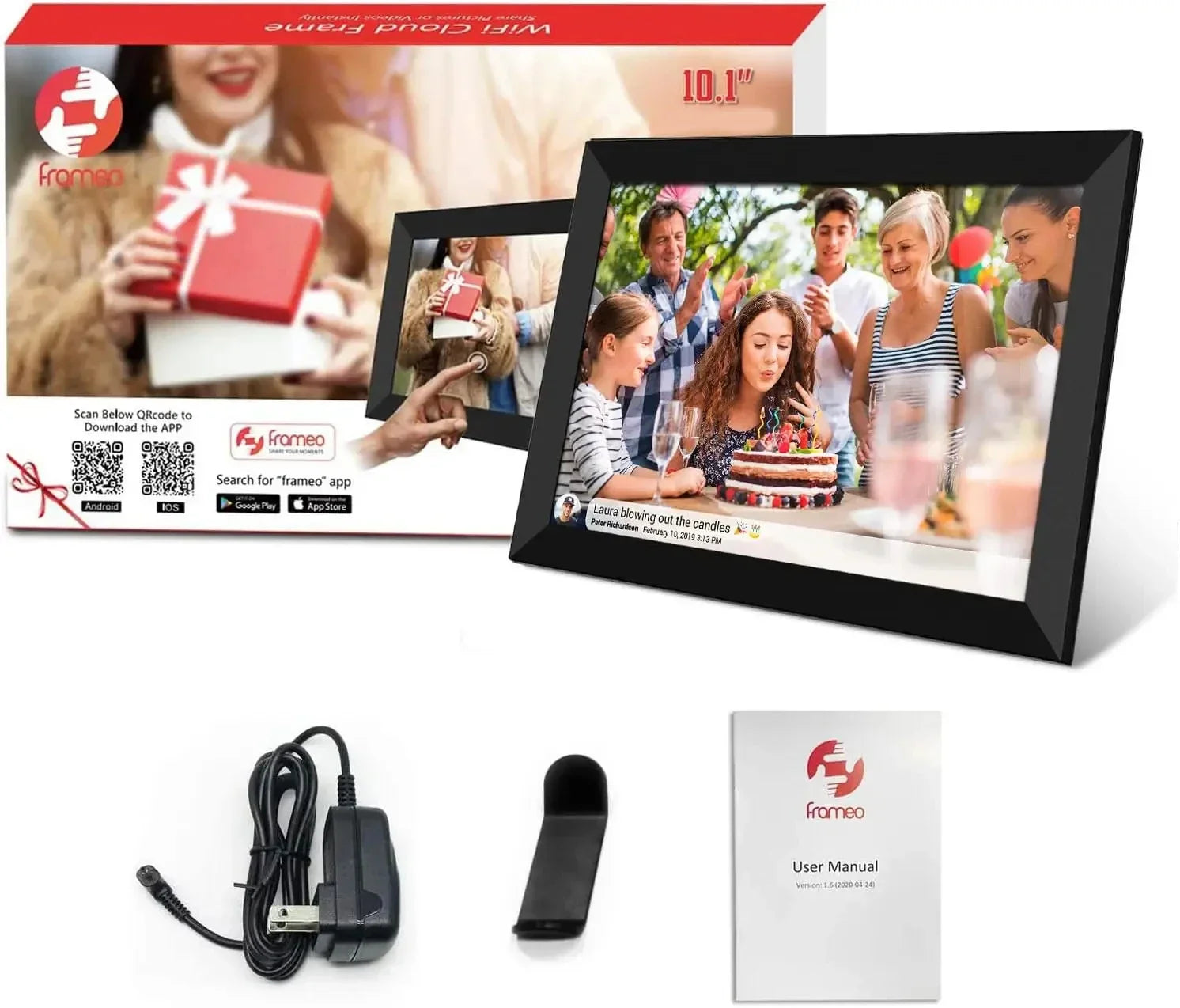 Frameo Wifi Digital Photo Frame 10.1 Inch 32GB/64GB Smart